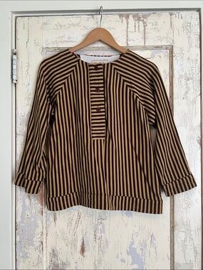 Ace & Jig Sue sweatshirt in “Trapeze” textile.  Size S